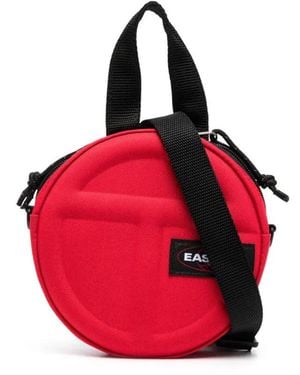 Eastpak X Telfar Logo-Embossed Shoulder Bag - Red