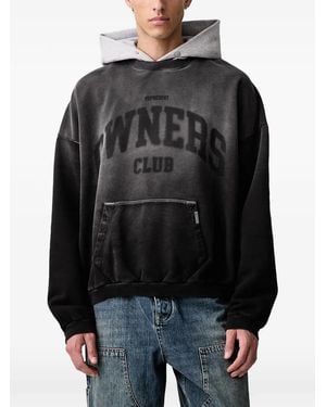 Represent Owners Club Contrast Hoodie - Black
