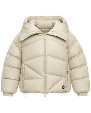 Bacon Double B Hooded Down Jacket - Natural