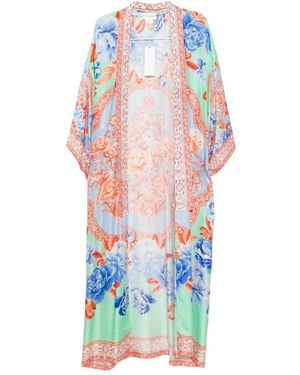 CAMILLA Layered Coat - White