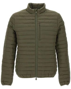 Save The Duck Erion Quilted Puffer Jacket - Green