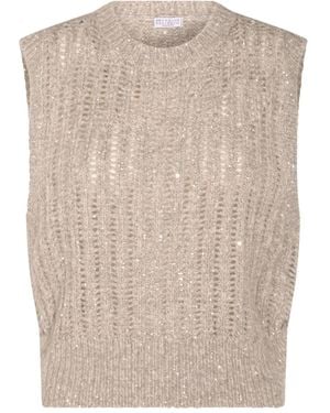 Brunello Cucinelli ニットセーター - ナチュラル