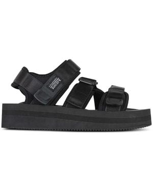Suicoke Sandales À Semelle Plateforme - Black