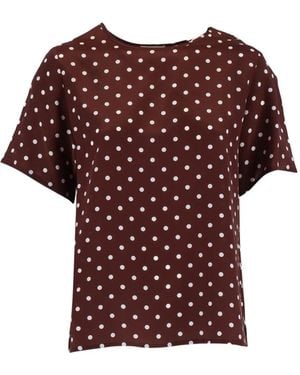 P.A.R.O.S.H. Polka Dot Blouse - Red