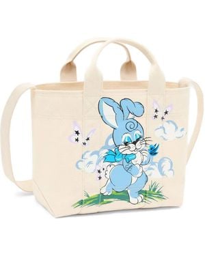 KENZO Cartoon-Print Tote Bag - Blue
