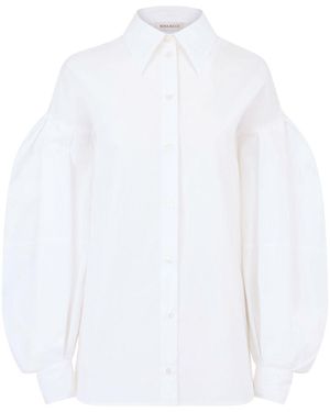 Nina Ricci Cocoon-Sleeve Shirt - White