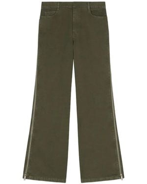Halfboy Zip-Detail Trousers - Green