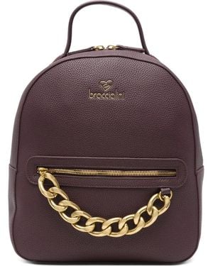 Braccialini Chain-detail Backpack - パープル