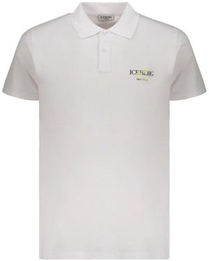 Iceberg Logo-Detail Polo Shirt - White