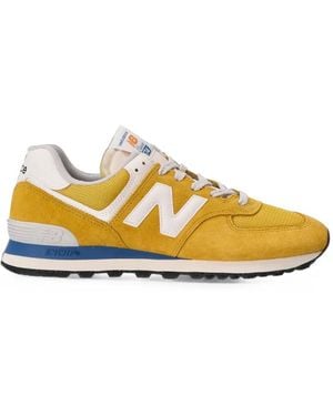 New Balance 574 Marmalade Sneakers - Yellow