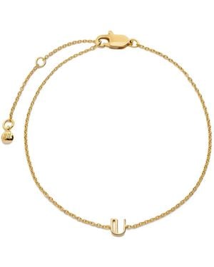 Monica Vinader Initial Chain Bracelet - Metallic