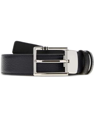 Montblanc Reversible Leather Belt - White