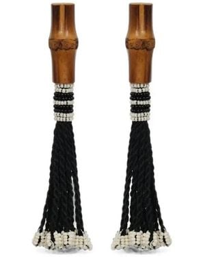 Johanna Ortiz Boucles D'Oreilles Gaucho Of The Bamboo Road - Brown
