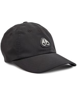 Moose Knuckles Casquette À Plaque Logo - Noir