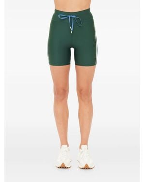 The Upside Maneki 5In Stripe Shorts Mit Kordelzug - Grün