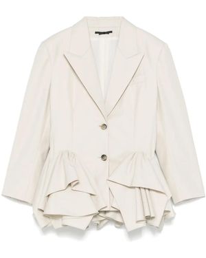 Viktor & Rolf Ruffled Blazer - White
