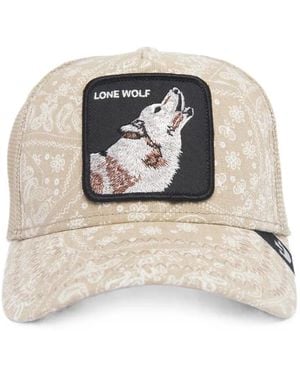Goorin Bros Lone Wolf Paisley-Print Trucker Cap - Natural