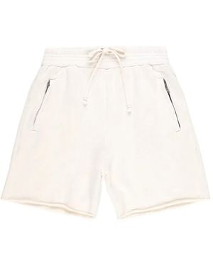 Les Tien Shorts Con Zip - Bianco