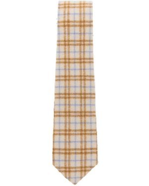 Séfr Checkered Tie - ホワイト
