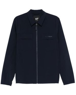 ALPHATAURI Zip-Up Overshirt - Blue
