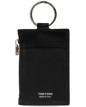 Tom Ford Grained Leather Cardholder - Black