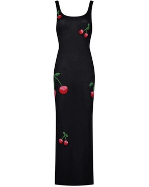 Leslie Amon Cerise Maxi Dress - Black