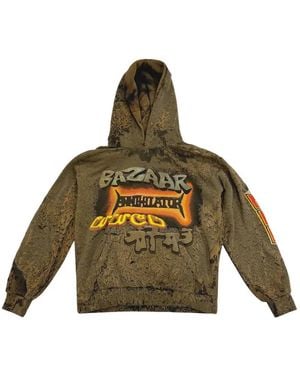 Travis Scott Bazaar Graphic Hoodie - Metallic