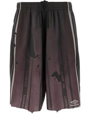 Umbro Distressed Shorts - Grey