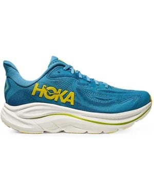Hoka One One Clifton 10 Mesh Trainers - Blue