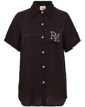 Rally Movement Ivy Logo-Embroidered Shirt - Black