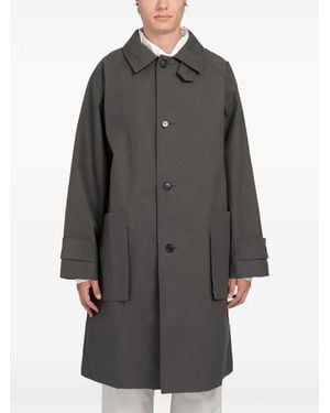 Margaret Howell Railway Mac Trench Coat - Grey