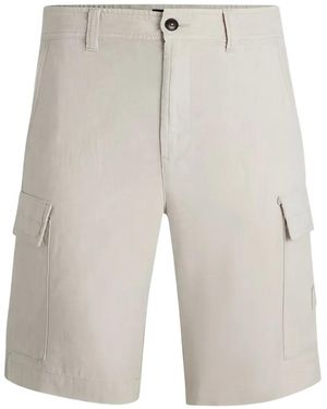 HUGO Sisla Cargo Shorts - Gray