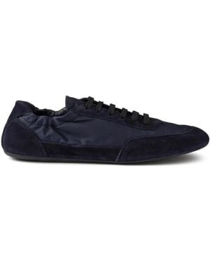 Prada Collapse Sneaker Aus Re-Nylon Und Wildleder, Damen, Größe - Blau
