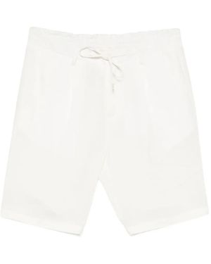 Briglia 1949 Short Plissé À Lien De Resserrage - White