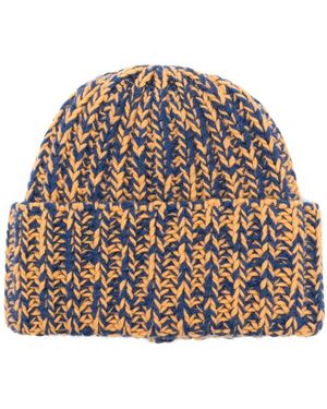 Raffaello Bettini Chunky Ribbed-Knit Cashmere Beanie - Grey