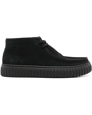 Clarks Torhill Hi Suede Boots - Black