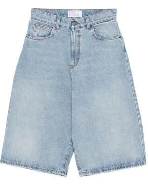 GIUSEPPE DI MORABITO Wide-Leg Shorts - Blue