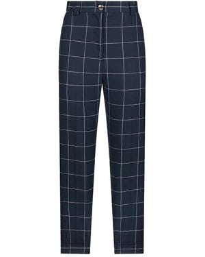 Liu Jo Check Trousers - Blue