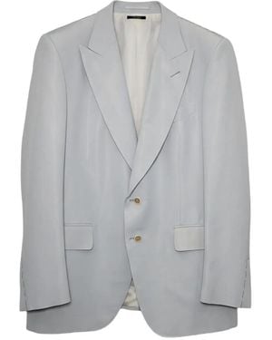 Tom Ford Dyllan Peak-Lapel Suit - Gray
