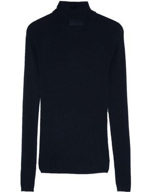 Majestic Filatures Roll-Neck Jumper - Blue