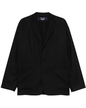 Comme des Garçons Patch-Pocket Blazer - Black