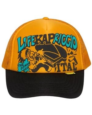 Kapital Life Kapriccio Trucker Hat - Orange