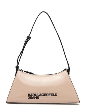 Karl Lagerfeld Borsa A Spalla Mini - Neutro