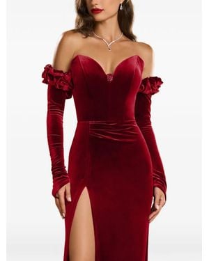Cristallini Brigitte Maxi Dress - Red