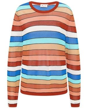The Upside Iza Milla Striped Jumper - Orange