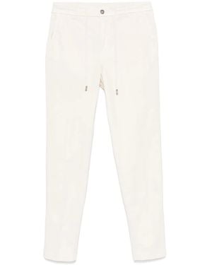 Peserico Hose Mit Kordelzug - Weiß
