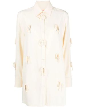 Viktor & Rolf Bow-Detail Button-Front Shirt - White