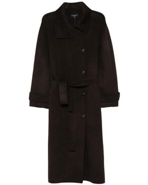 Soeur James Belted Coat - Black