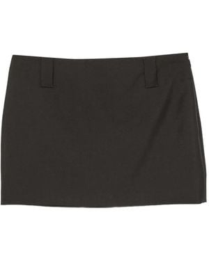 Versace Medusa Belt-Loop Mini Skirt - Black