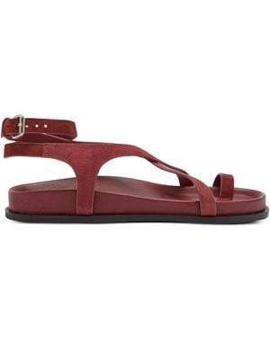 A.Emery The Jalen Slim Flat Sandals - Red